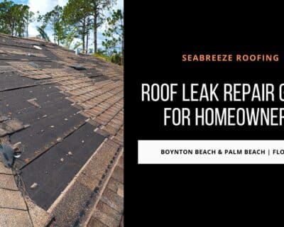 Roof Repair in Palm Beach: What Every Homeowner Should Know