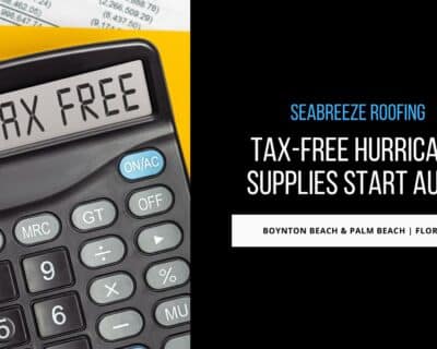 Tax‑Free Hurricane Prep Supplies – New 2025 Rules Go Live August 1